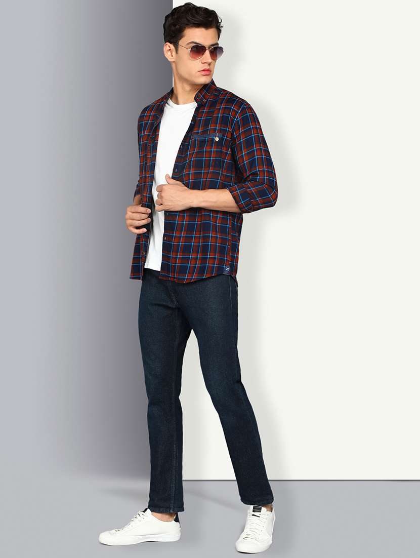 Men Checkered Long Sleeve Regular Fit Casual Shirt - 22453833 -  Standard Image - 4