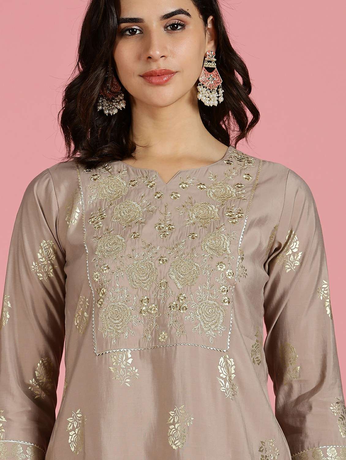 women coffee brown suit set - 22453950 -  Standard Image - 1
