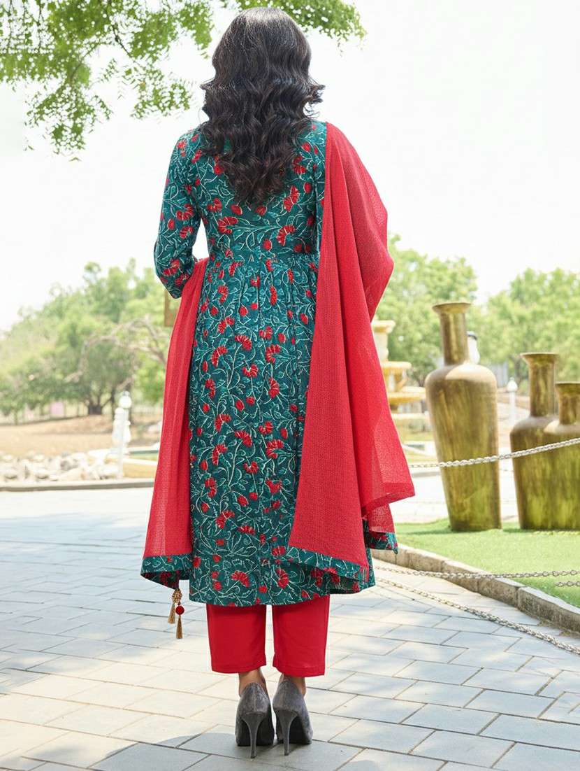 Women Blue Suit Set - 22453966 -  Standard Image - 4