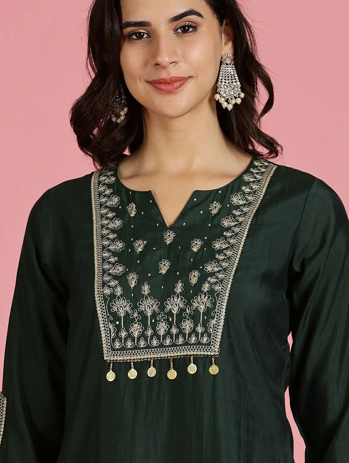 women solids green fusion set - 22453989 -  Standard Image - 1