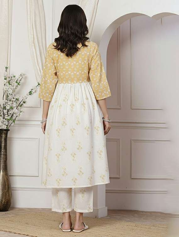 women off white suit set - 22454008 -  Standard Image - 4