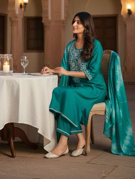 women ai aqua suit set - 22454022 -  Standard Image - 4