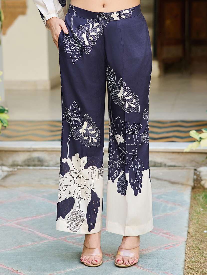 women printed long sleeve ethnic co-ord set - 22454375 -  Standard Image - 4
