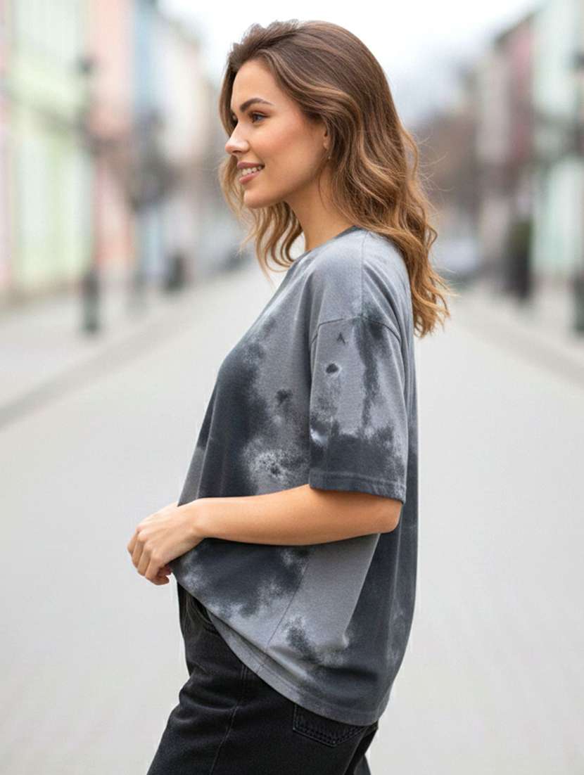 women printed short sleeve t-shirt - 22454557 -  Standard Image - 1