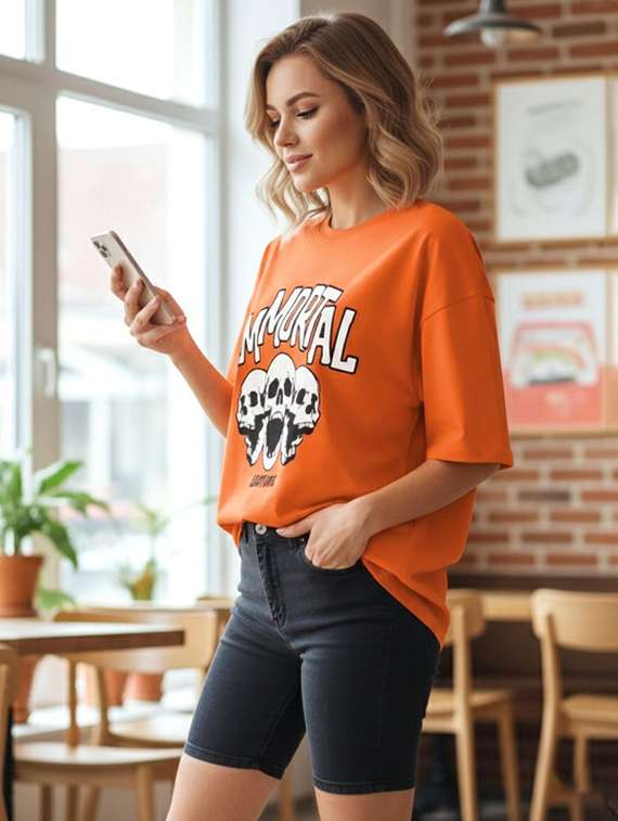 women printed short sleeve t-shirt - 22454818 -  Standard Image - 1