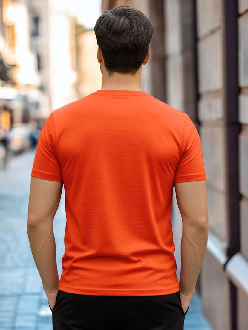 men printed multi colored polyester regular t-shirt - 22454990 -  Standard Image - 4