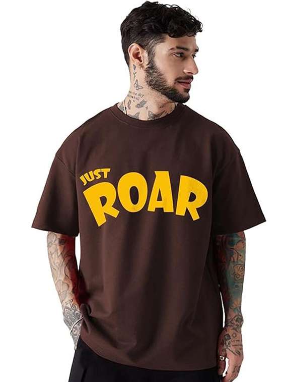 pack of 2 men printed round neck polyester multicolor t-shirt - 22455052 -  Standard Image - 1