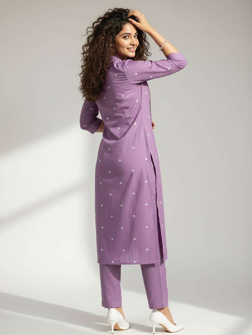 women lavender co-ord set - 22455553 -  Standard Image - 4