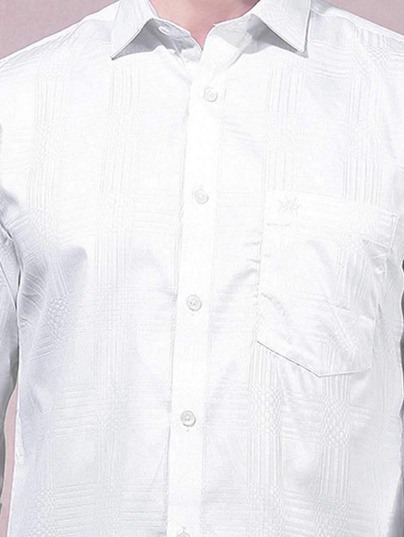 men solid long sleeve slim fit casual shirt - 22455939 -  Standard Image - 1