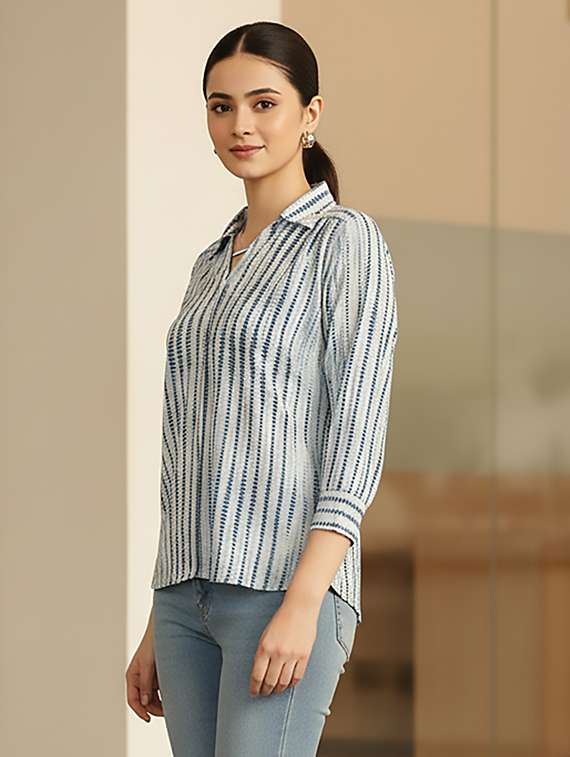 women white cotton straight kurti - 22456085 -  Standard Image - 1