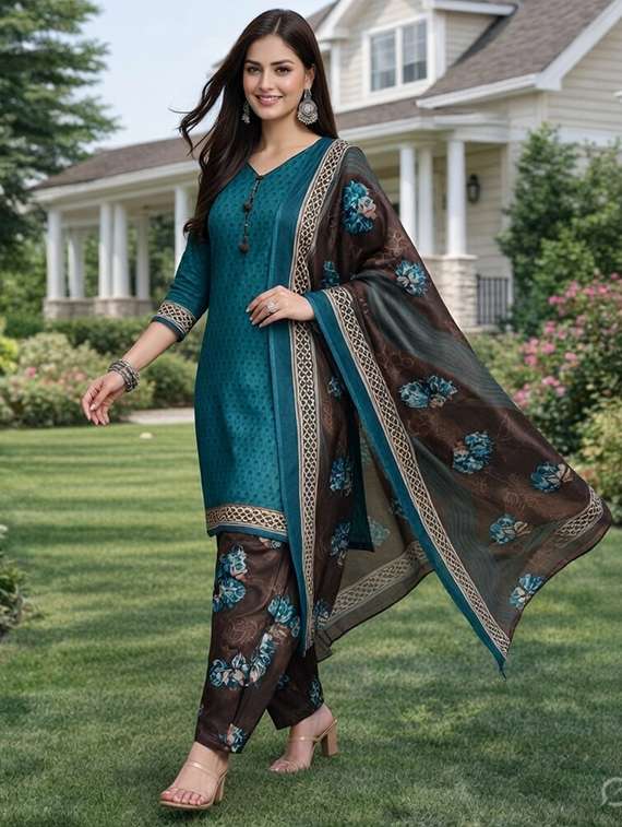 women green kurta salwar set - 22456092 -  Standard Image - 4
