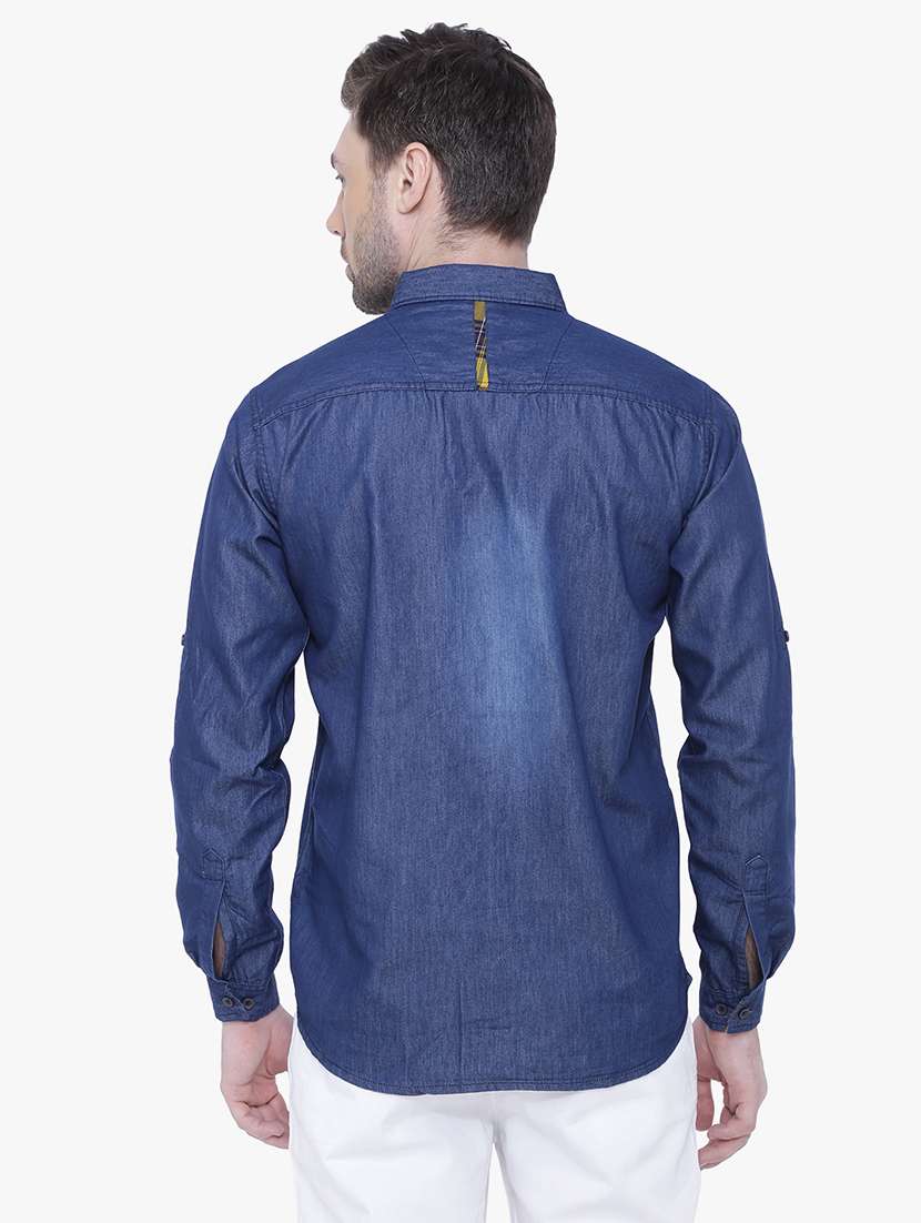 men checkered long sleeve regular fit casual shirt - 22456282 -  Standard Image - 4