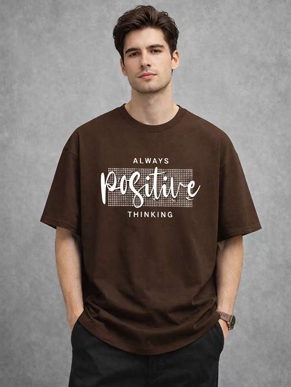 Men Typographic Short Sleeve Oversized T-shirt - 22456300 -  Standard Image - 1