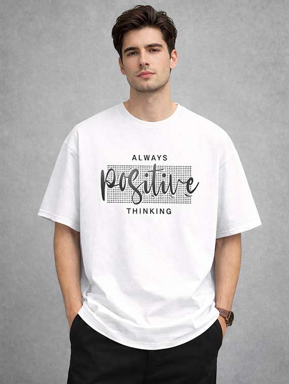 Men Typographic Short Sleeve Oversized T-shirt - 22456302 -  Standard Image - 1