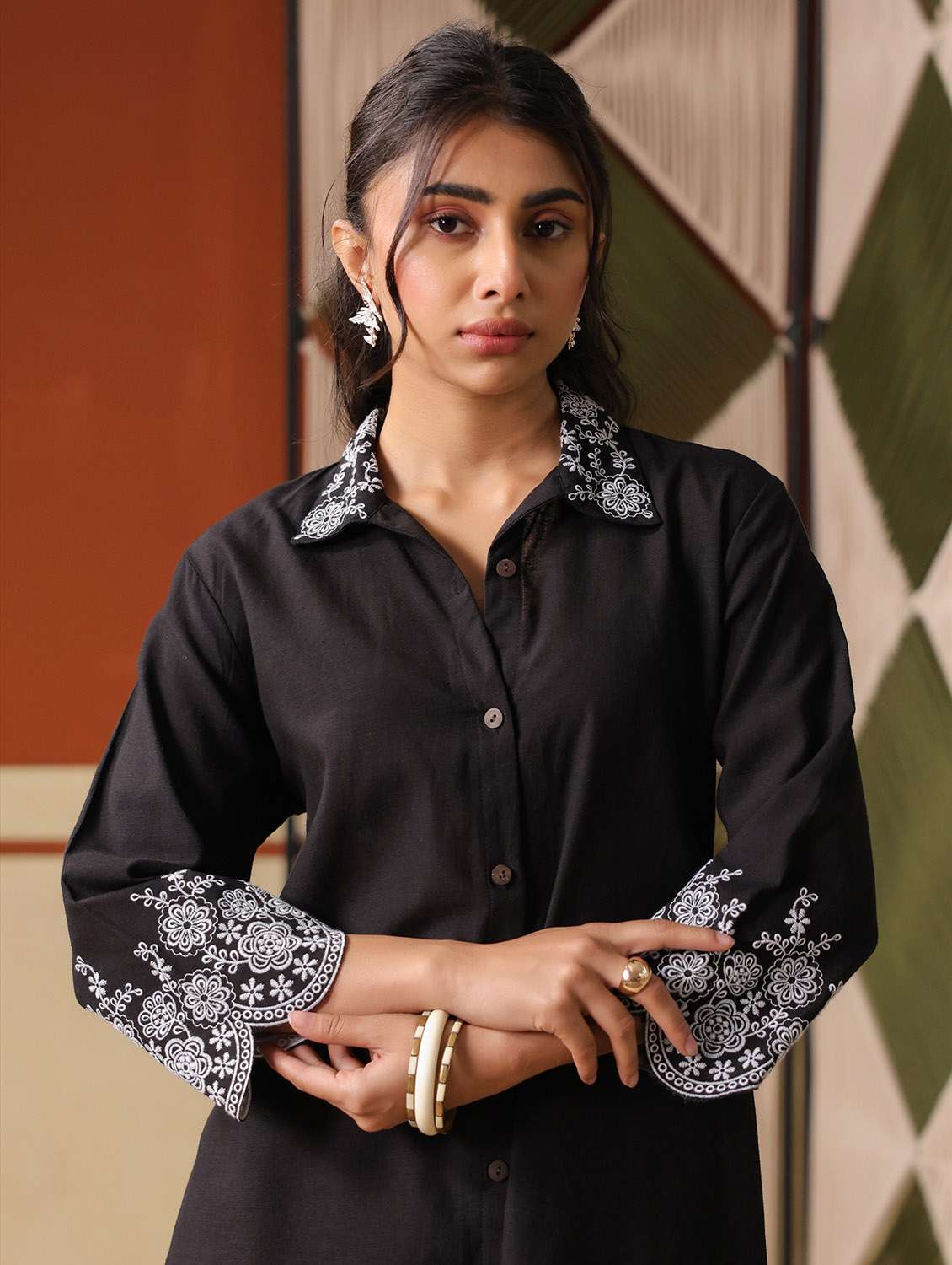 women black co-ord set - 22456324 -  Standard Image - 1