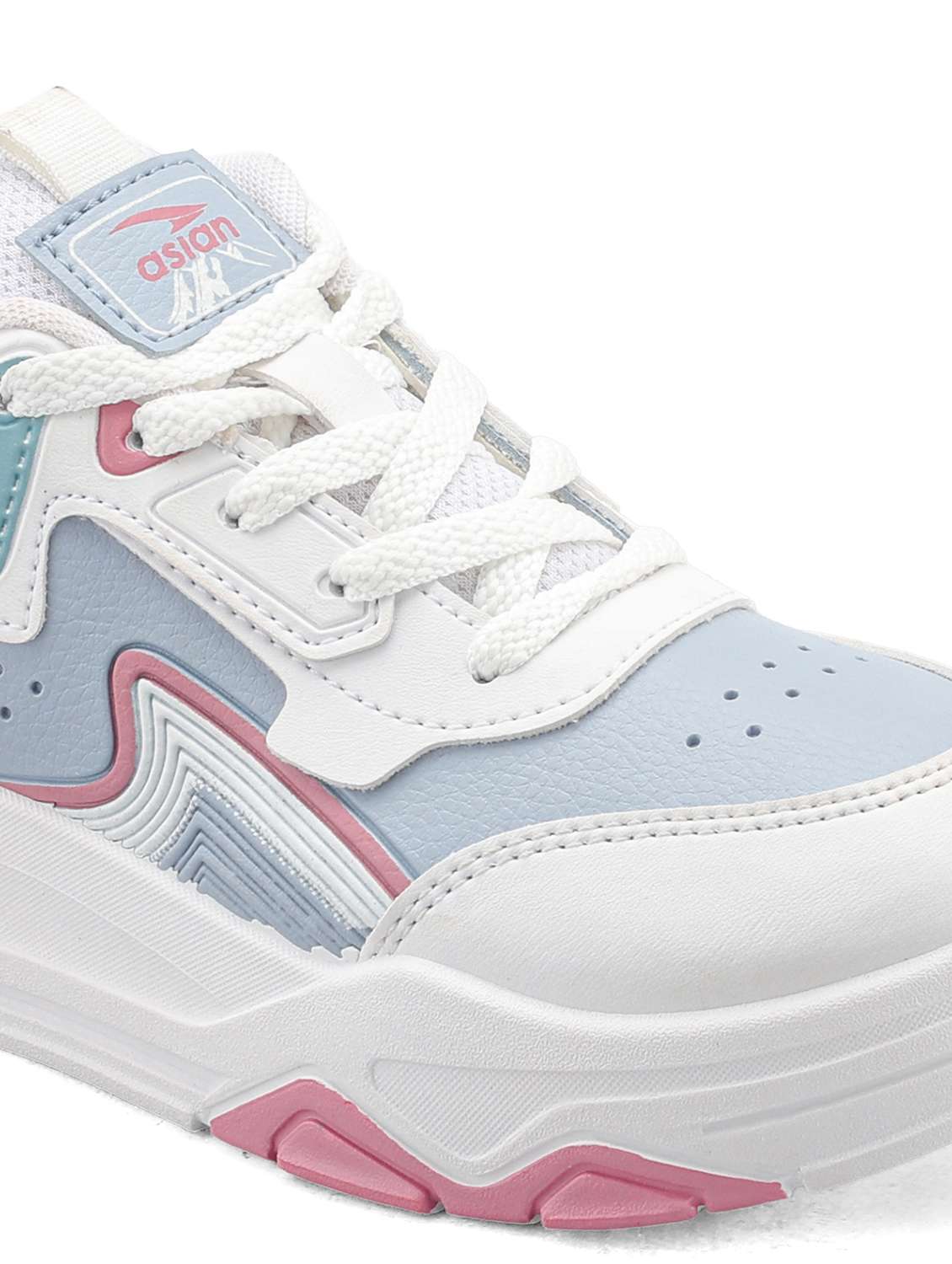 blue synthetic laceup casual shoes - 22456502 -  Standard Image - 4