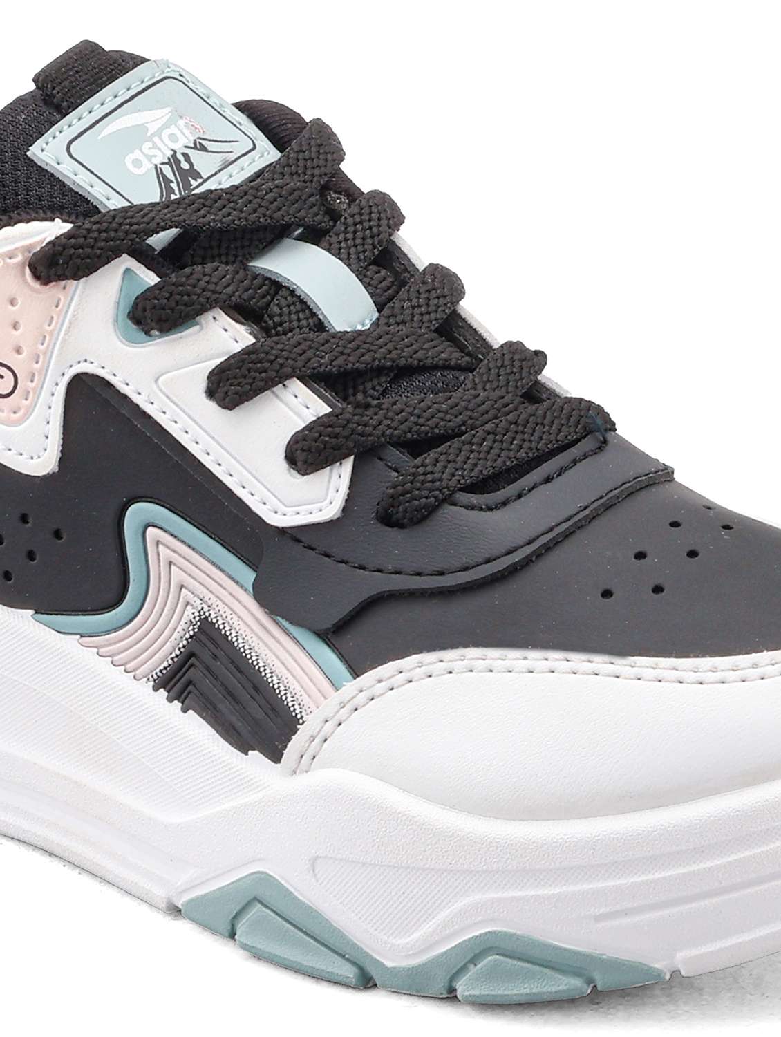 Women Black Lace-up Casual Shoe - 22456503 -  Standard Image - 4