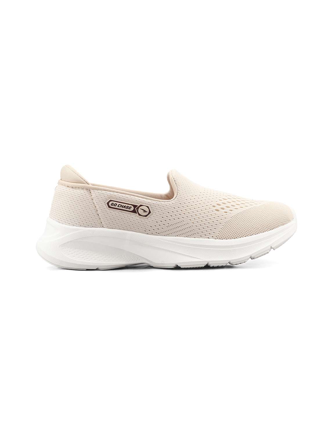 women beige slip on casual shoe - 22456505 -  Standard Image - 1