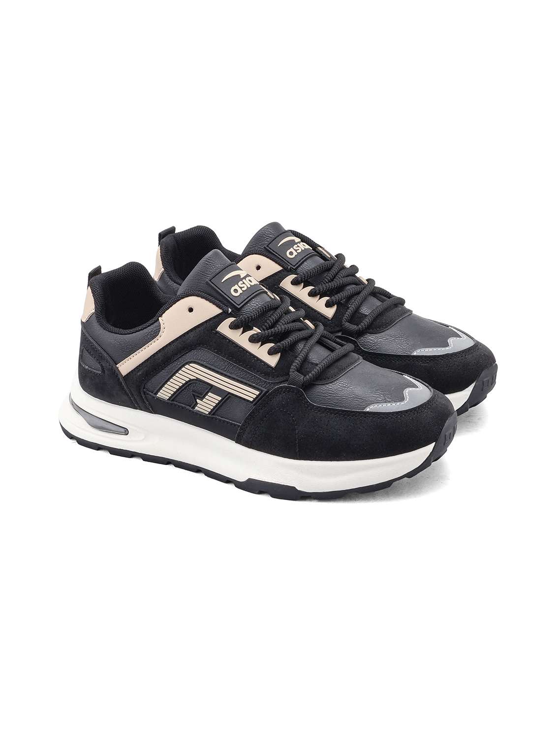 men black lace up sneaker - 22456517 -  Standard Image - 1