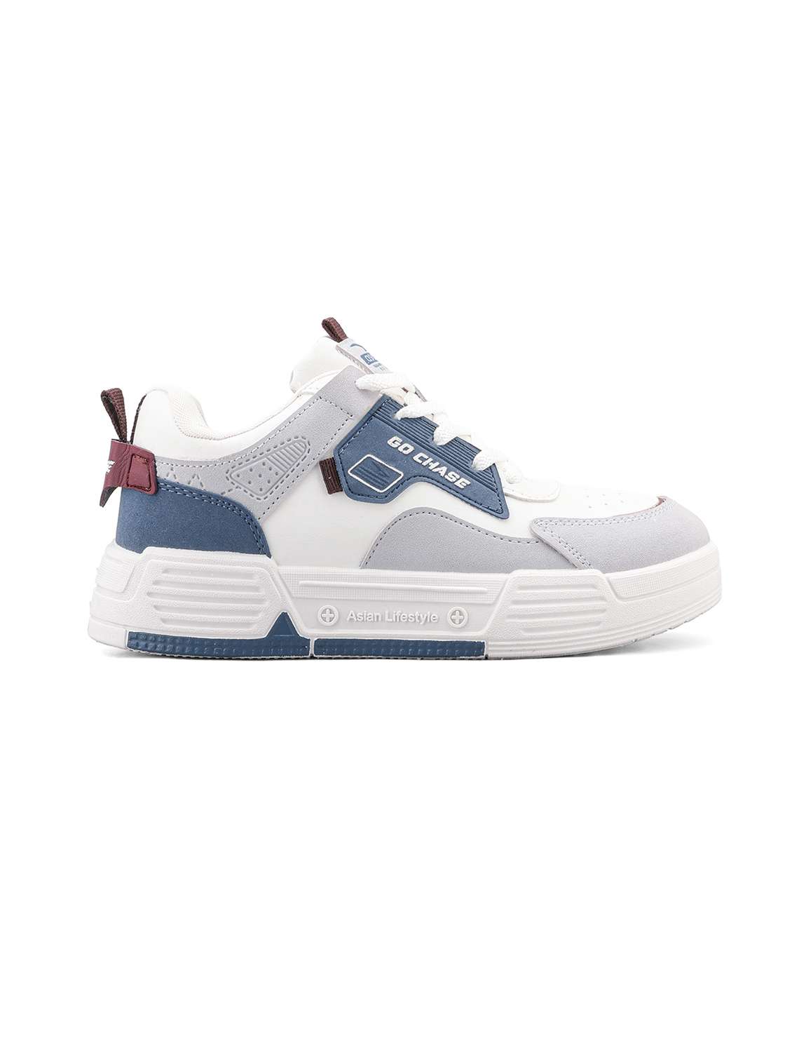 men color block lace up sneaker - 22456525 -  Standard Image - 1
