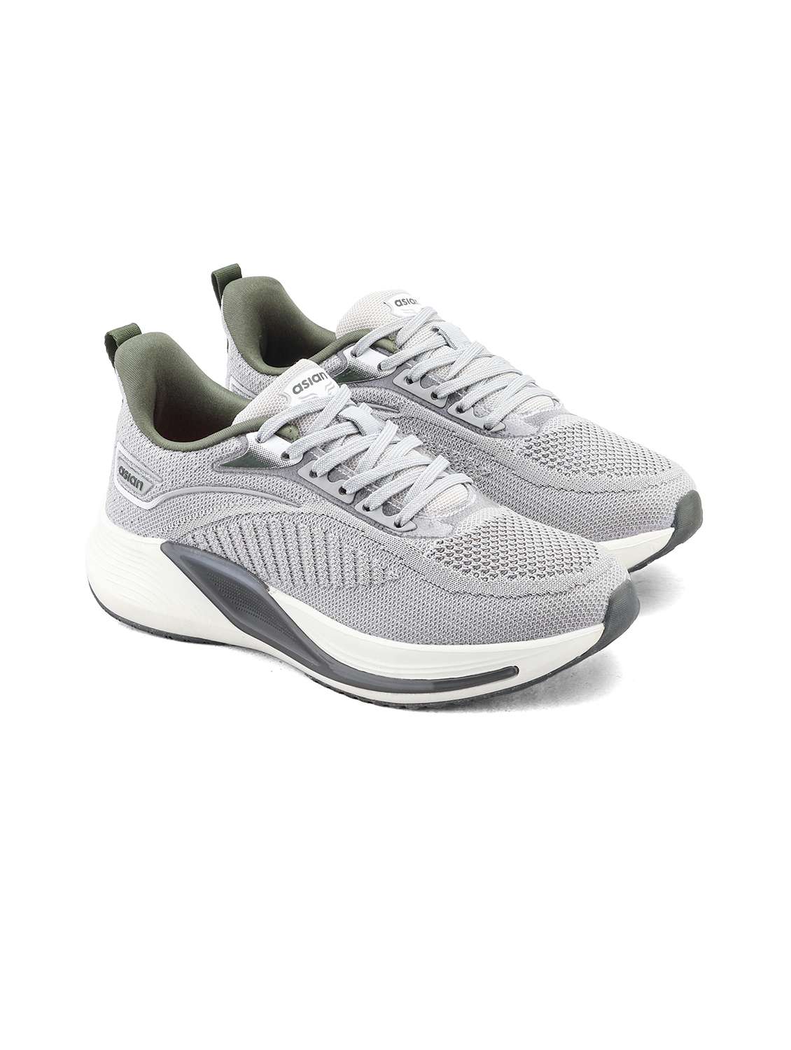 Women Grey Lace-up Sports Shoe - 22456528 -  Standard Image - 1
