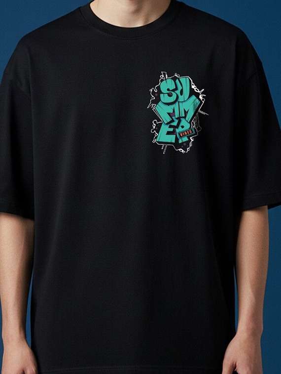 men printed short sleeve oversized t-shirt - 22456541 -  Standard Image - 1