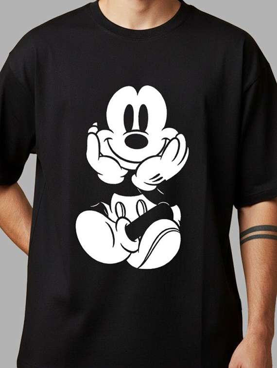 men graphic short sleeve oversized t-shirt - 22456542 -  Standard Image - 1
