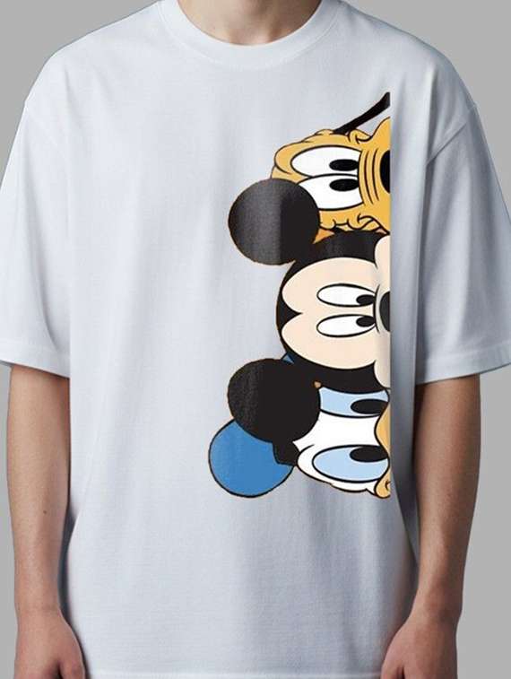 men graphic short sleeve oversized t-shirt - 22456546 -  Standard Image - 1