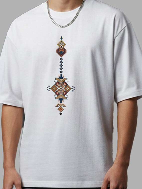 men printed short sleeve oversized t-shirt - 22456565 -  Standard Image - 1