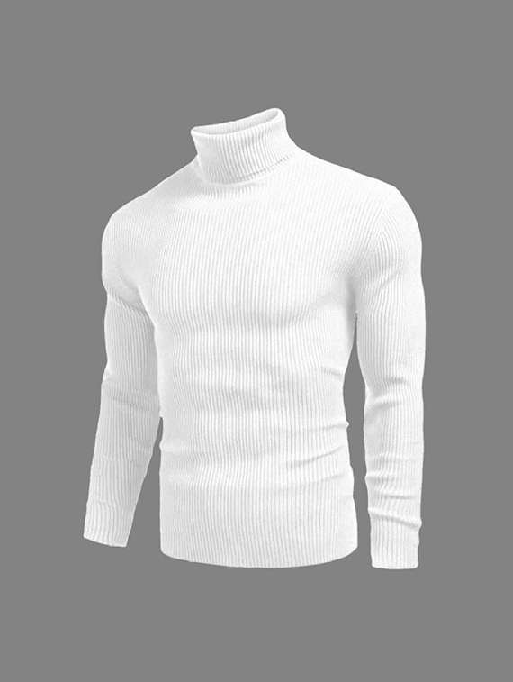 men solid  white cotton blend plain t-shirt - 22456571 -  Standard Image - 1