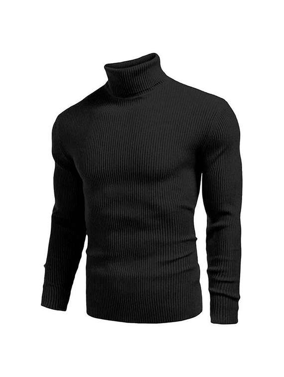 men solid  black cotton blend plain t-shirt - 22456572 -  Standard Image - 1