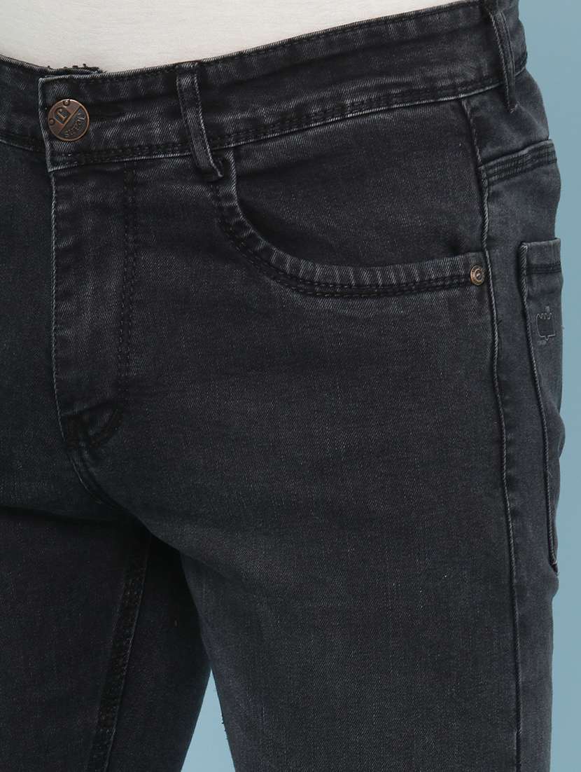 Men Washed Mid Rise Slim Fit Jeans - 22456868 -  Standard Image - 1