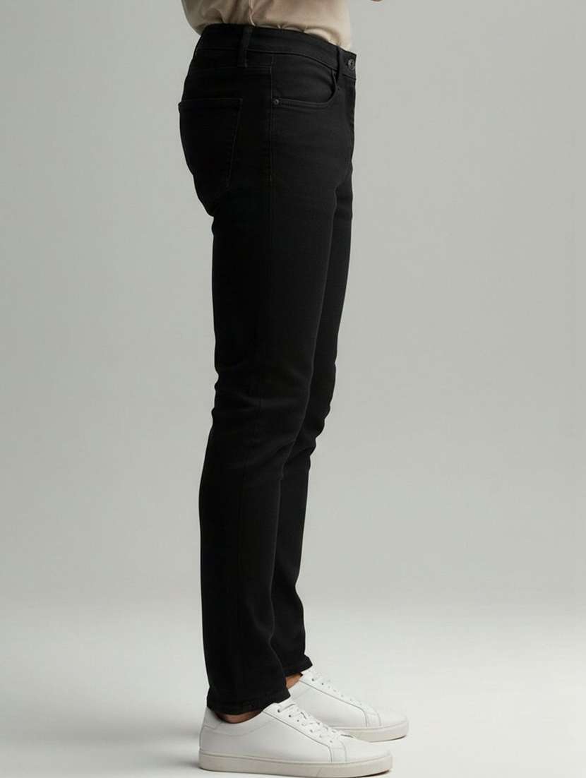 men black denim jeans - 22456885 -  Standard Image - 1