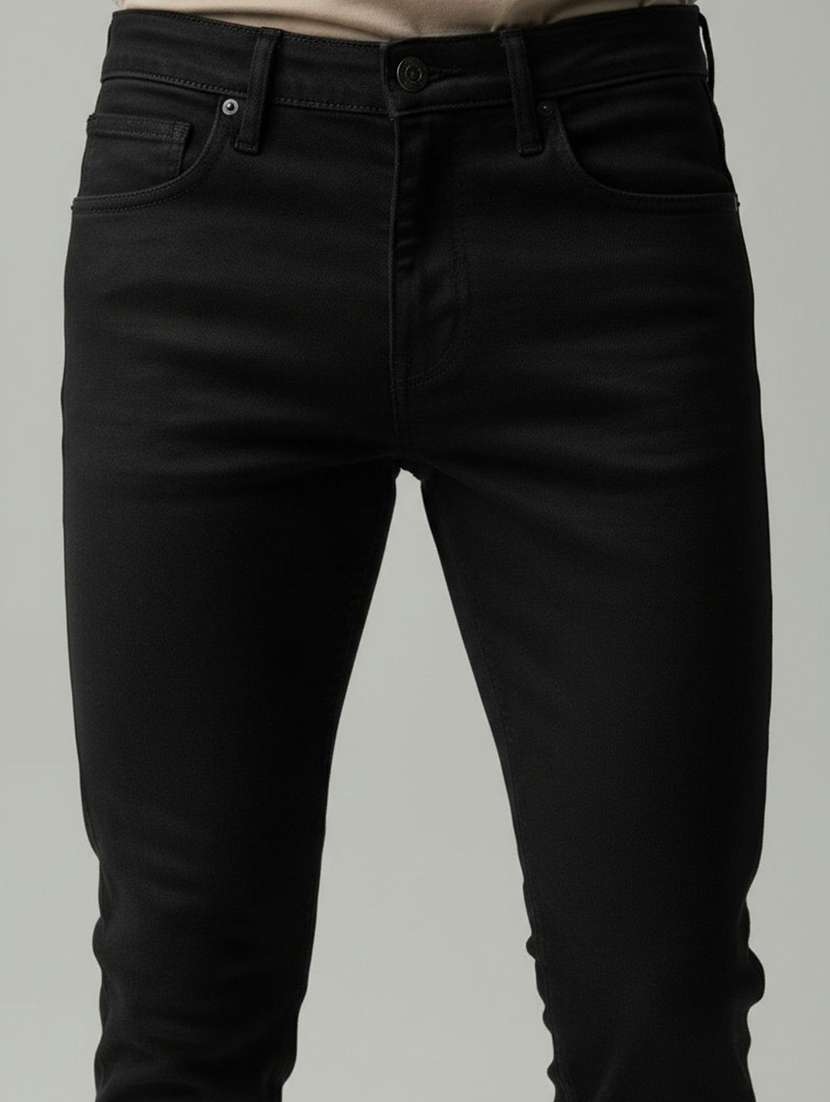 men black denim jeans - 22456885 -  Standard Image - 4