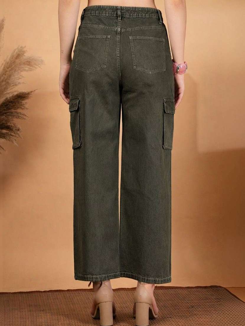 women green denim jeans - 22456904 -  Standard Image - 4