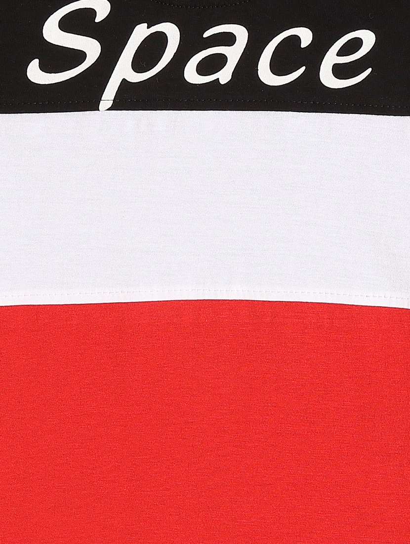 boys colourblocked round neck t-shirt - 22457037 -  Standard Image - 4