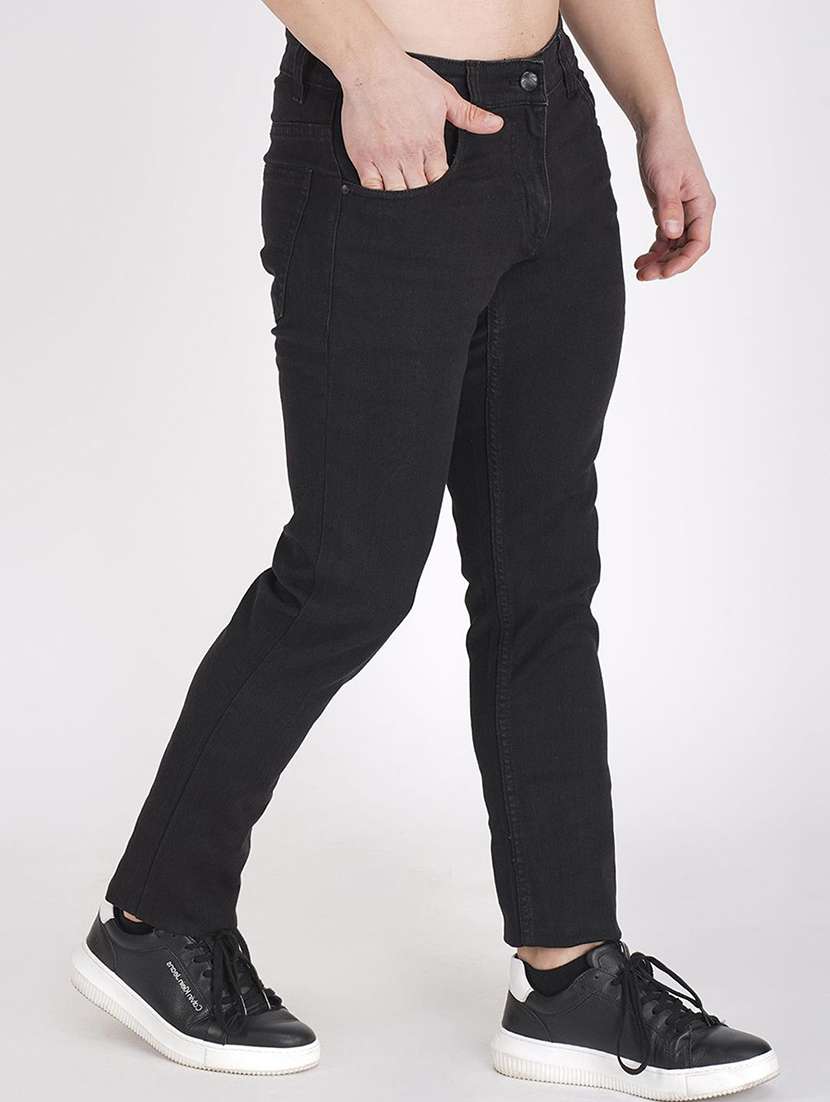 men black denim jean - 22457126 -  Standard Image - 1