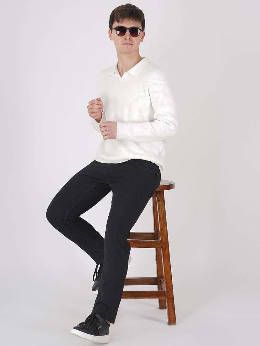 men black denim jean - 22457126 -  Standard Image - 4