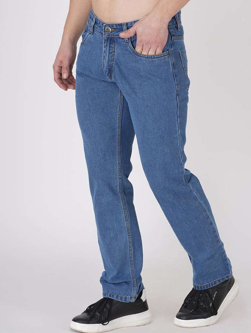 mens blue denim jean - 22457129 -  Standard Image - 1