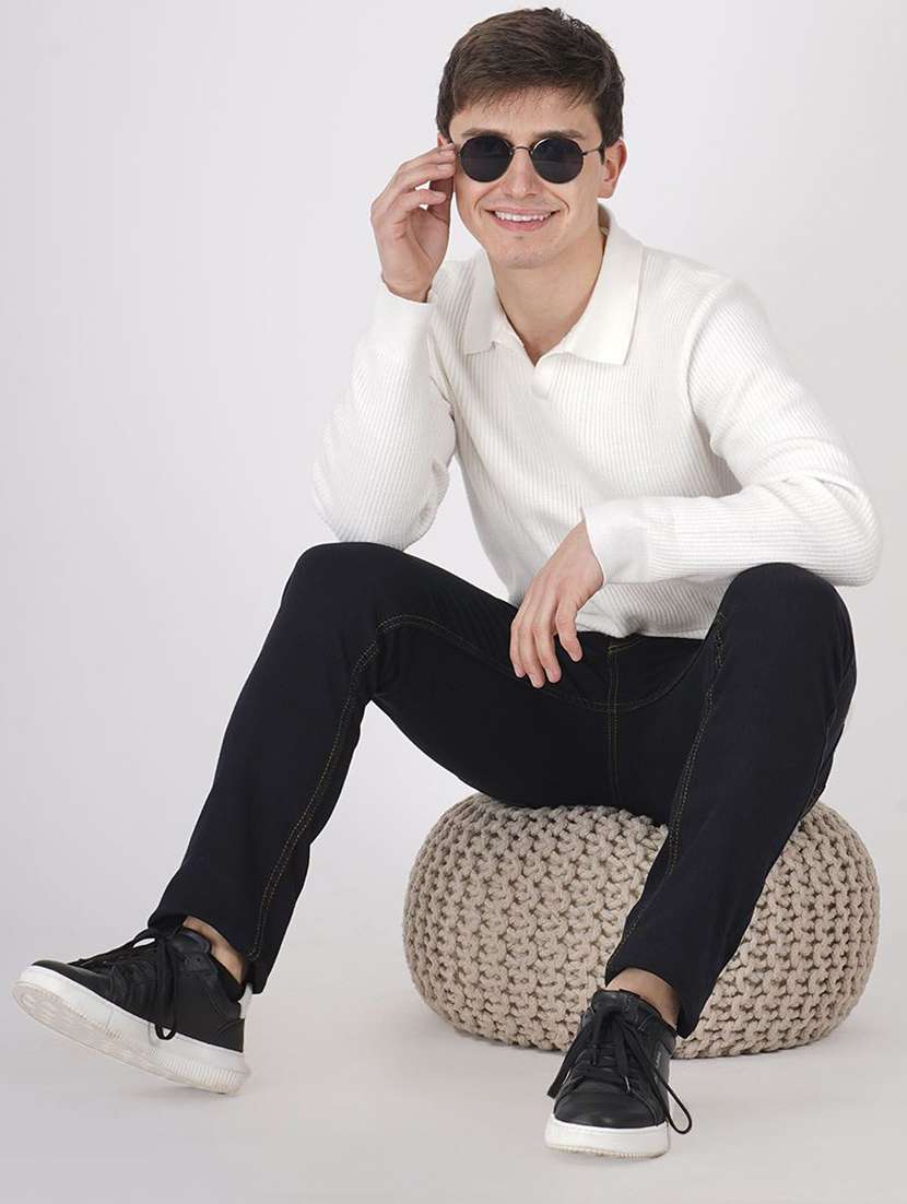 men grey denim jean - 22457131 -  Standard Image - 4