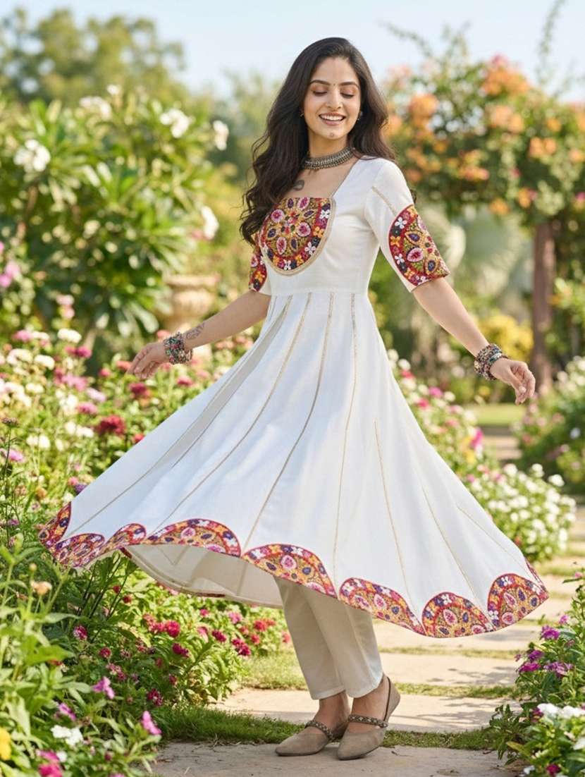 women white top pants set - 22457270 -  Standard Image - 1