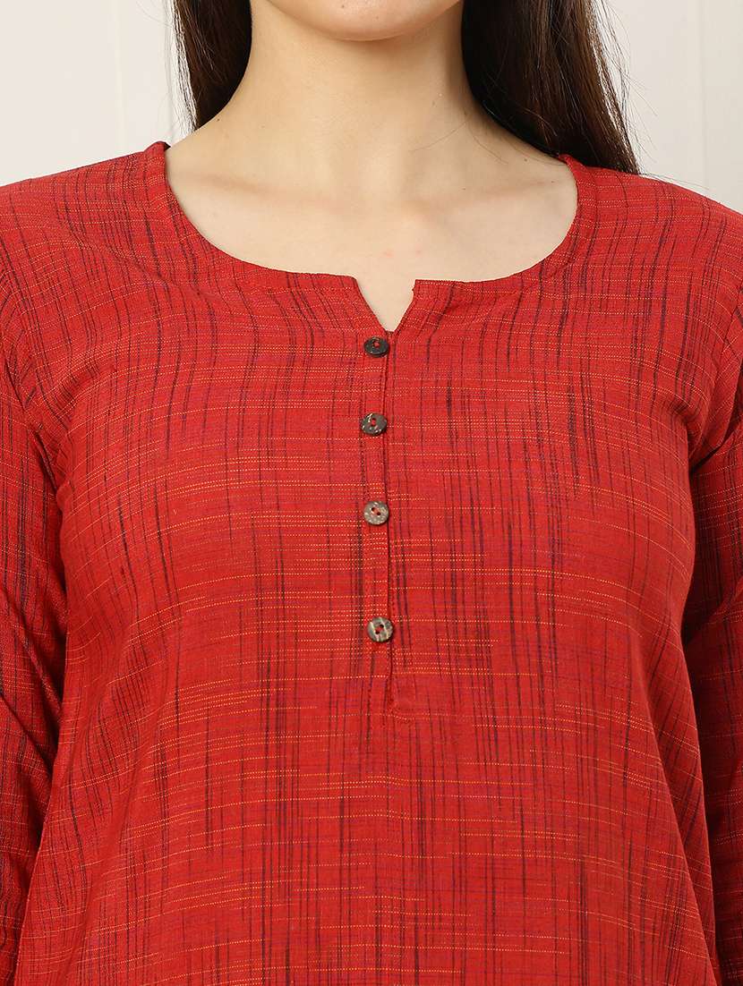 women printed cotton straight kurta - 22457324 -  Standard Image - 1