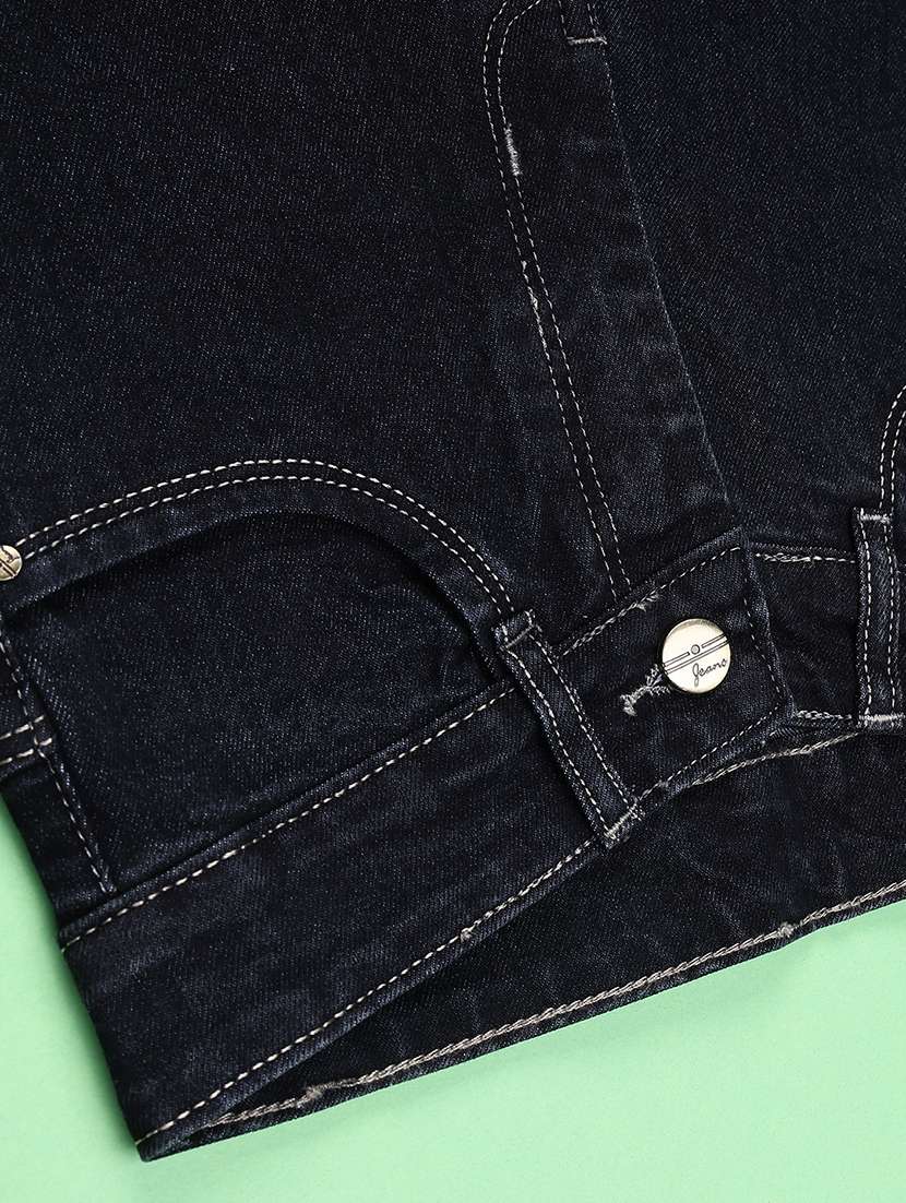 girls solid mid rise wide leg jeans - 22457500 -  Standard Image - 4