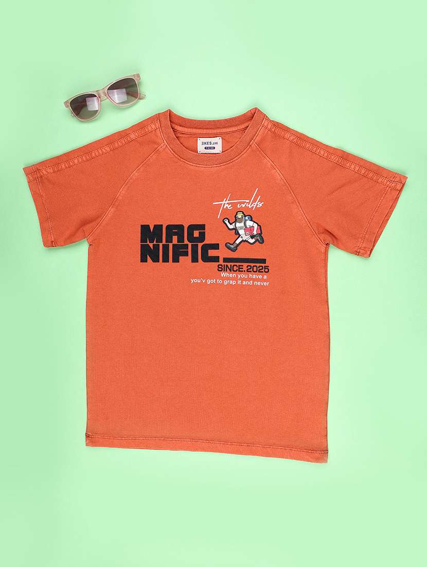 boys printed short sleeves casual t-shirt - 22457564 -  Standard Image - 1