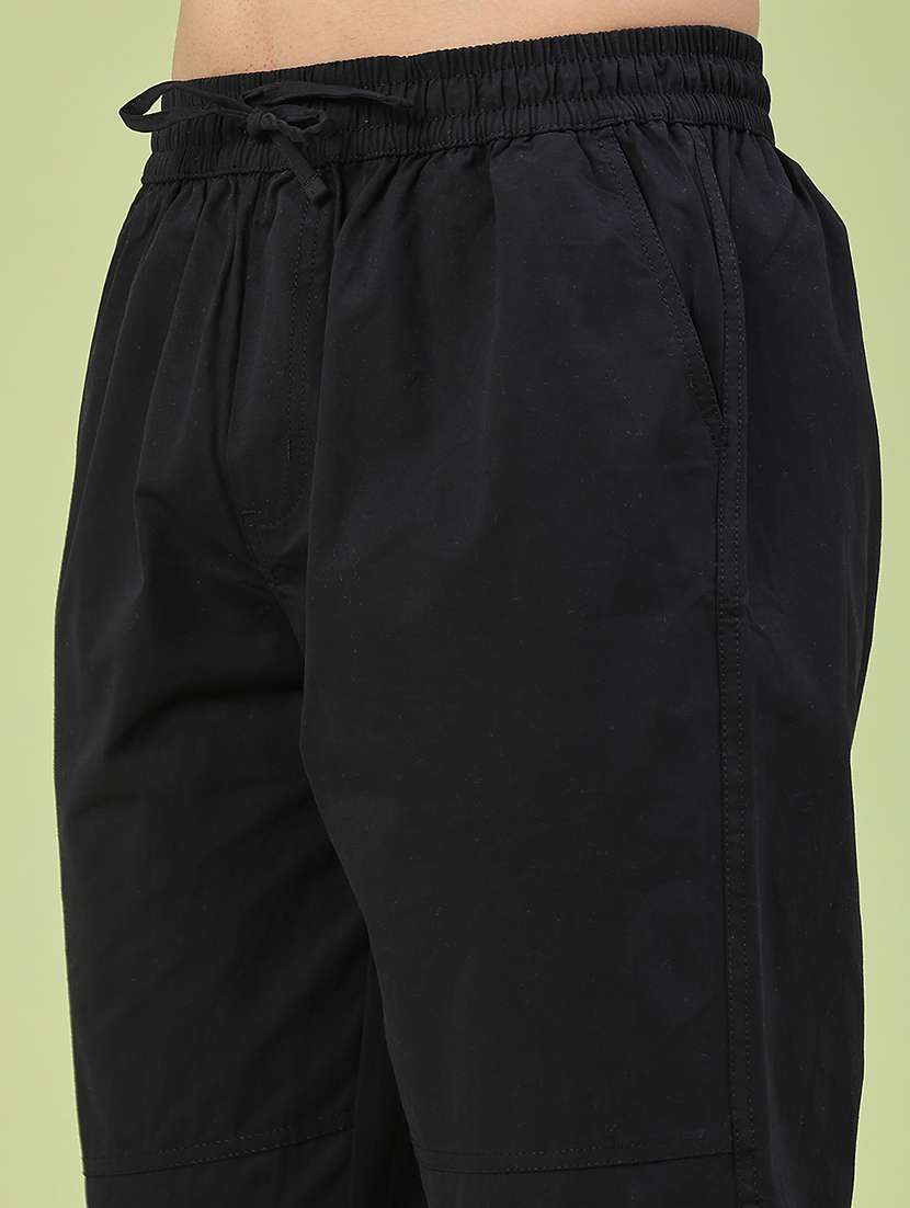 men solid mid rise flat front trouser - 22457635 -  Standard Image - 1