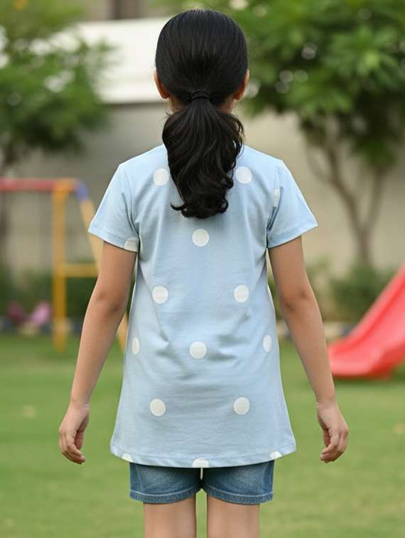 girls blue cotton top - 22457674 -  Standard Image - 1