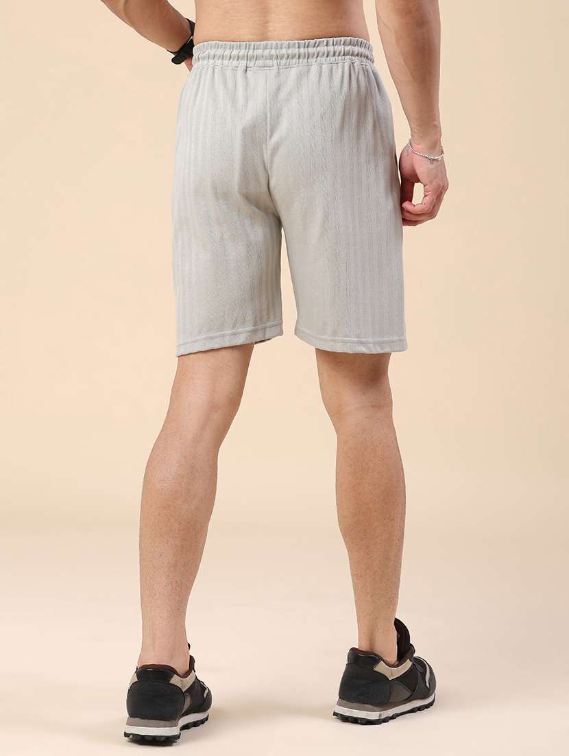 men self design mid rise regular fit shorts - 22457750 -  Standard Image - 4