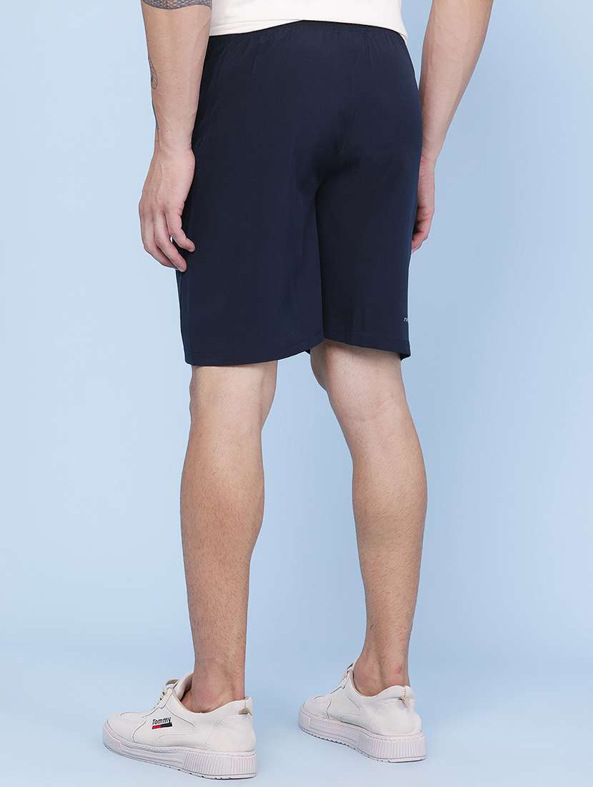 men solid mid rise regular fit sport shorts - 22457754 -  Standard Image - 4