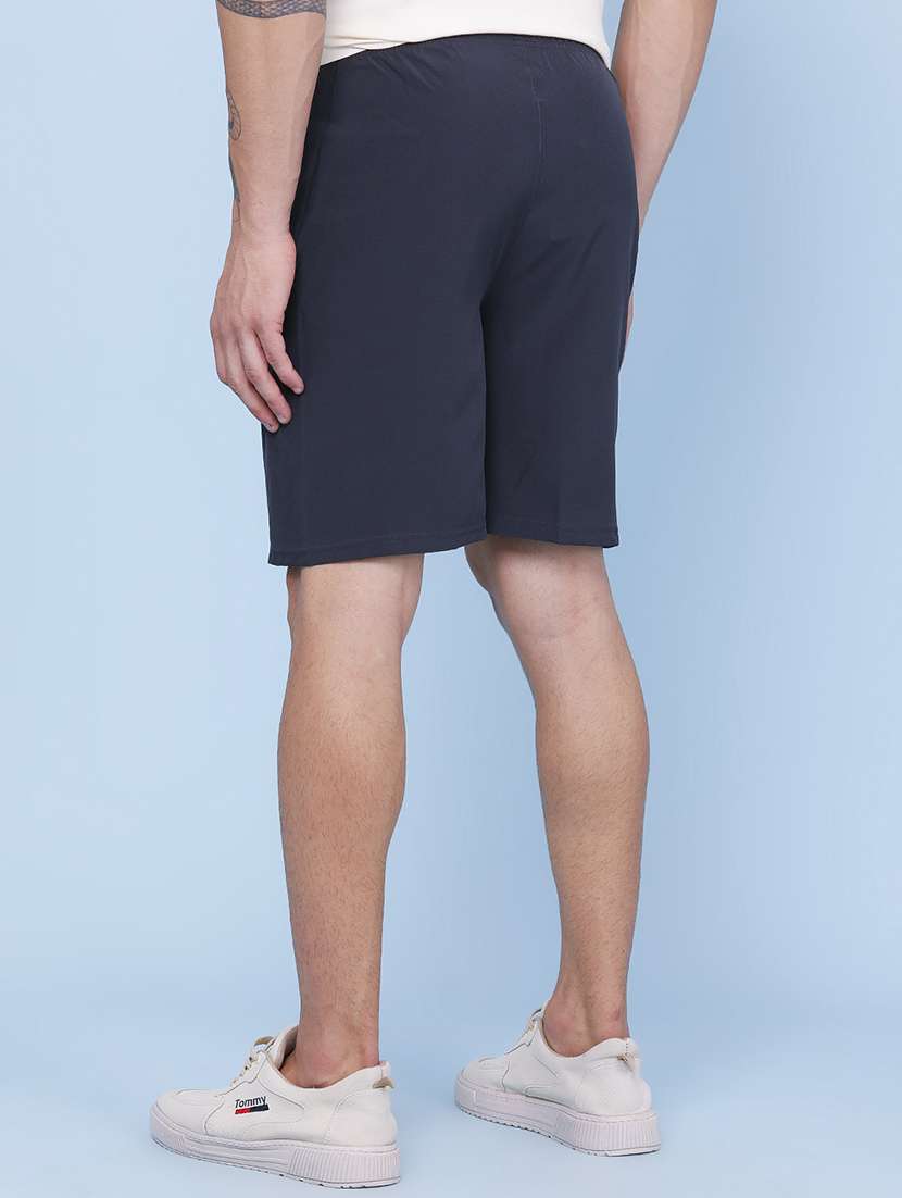 men solid mid rise regular fit sport shorts - 22457756 -  Standard Image - 4
