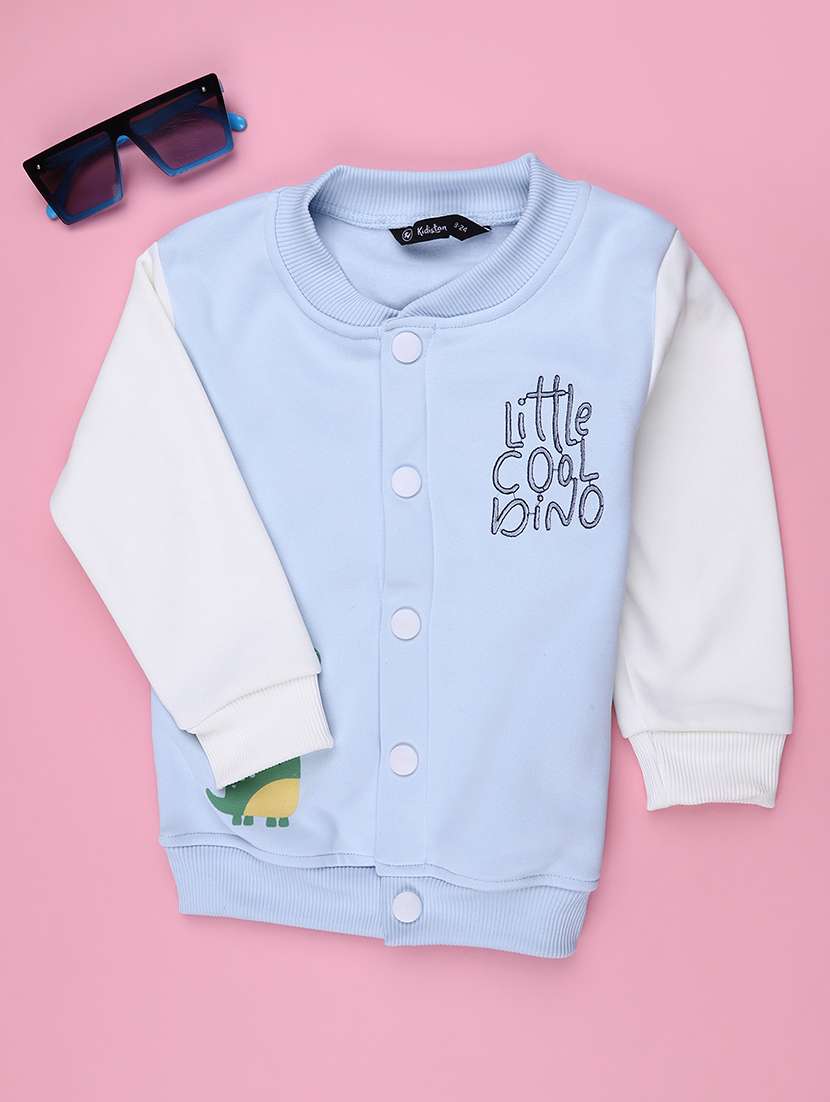 Boys Colourblocked Long Sleeves Varsity Jacket - 22457973 -  Standard Image - 1